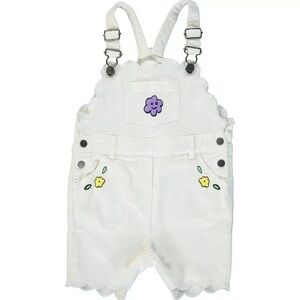 STELLA MCCARTNEY KIDS White Flower Dungarees